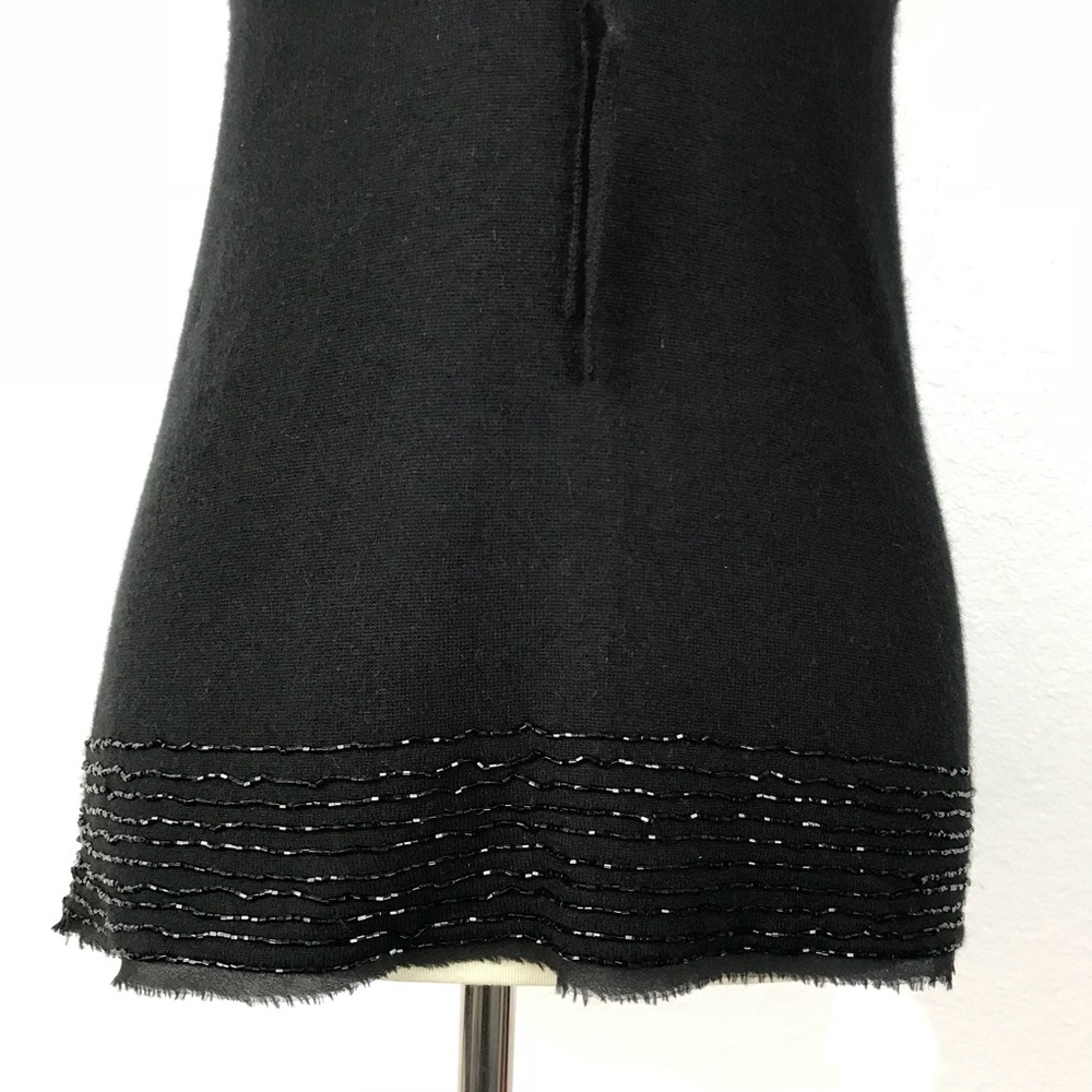 J. Crew Frayed Edge Beaded Hem Tank Top T173 - Picture 5 of 8